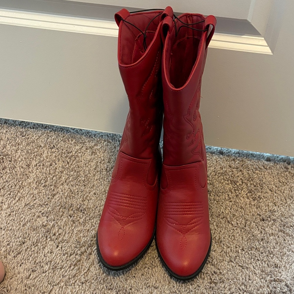Charles Albert Bold Red Heeled Boots